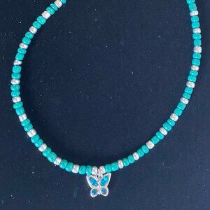 Butterfly Birthstone Choker March